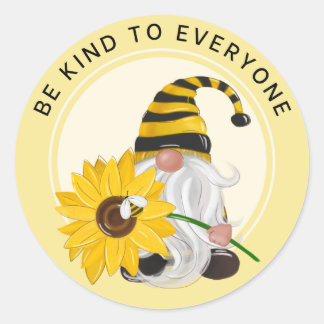 BE KIND TO EVERYONE - Round sticker