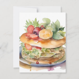 Be Kind to Food Servers Month D Holiday Card