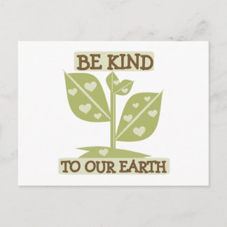 Be Kind to Our Earth Postcard