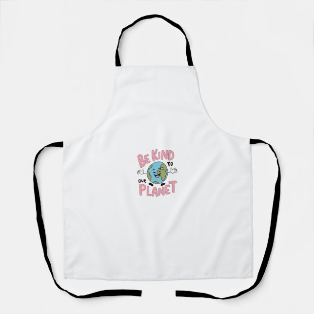 Be Kind to Our Planet 💚 Apron (Front)