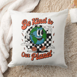 Be Kind to Our Planet – Eco-Friendly Earth Lover Cushion