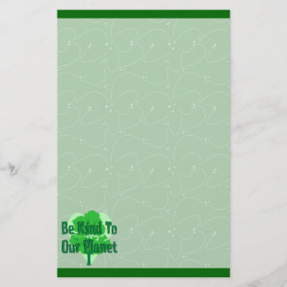 Be Kind To Our Planet Stationery