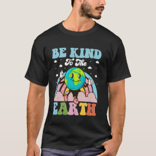 Be Kind to the Earth Retro Eco-Friendly Earth Day T-Shirt
