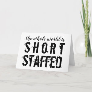 be kind to those who show up card