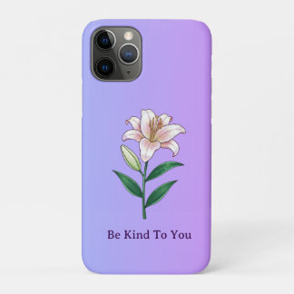 Be Kind To You Lily Self-Care Phone Case