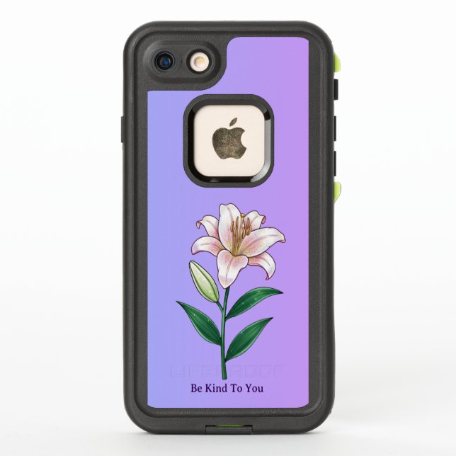 Be Kind To You Lily Self-Care Phone Case (Back)