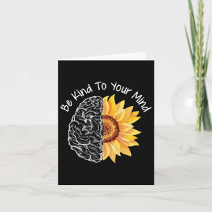 Be Kind To Your Mind Mental Health Awareness Month Card
