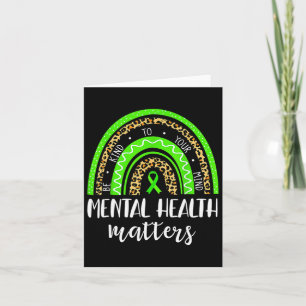 Be Kind To Your Mind Mental Health Problems Awaren Card