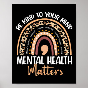 Be Kind To Your Mind Mental Health S Awareness _10 Poster