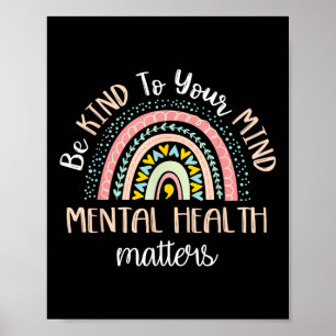 Be Kind To Your Mind Mental Health S Awareness _2 Poster
