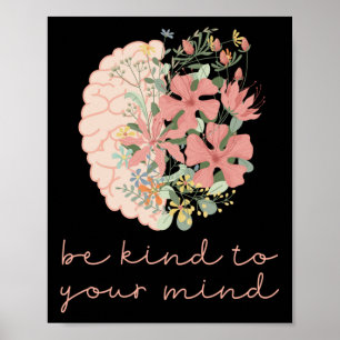 Be Kind To Your Mind Mental Health S Awareness Anx Poster