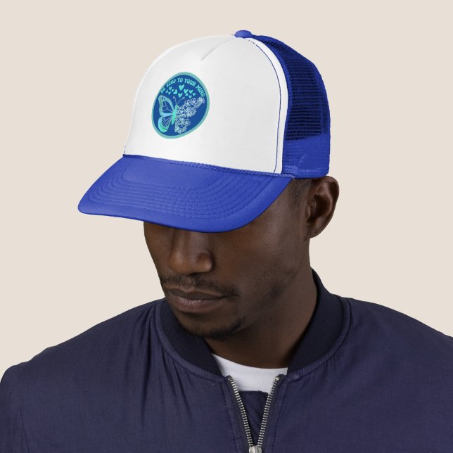 BE KIND TO YOUR MIND mental health support         Trucker Hat (In Situ)