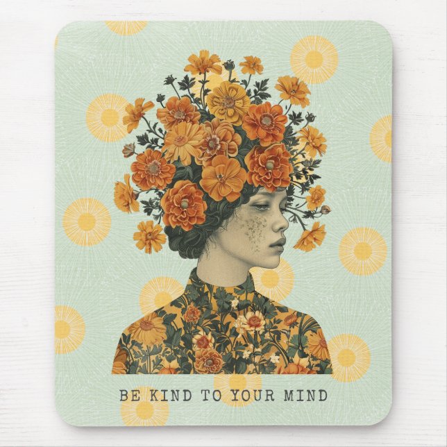 Be Kind To Your Mind Mouse Mat (Front)