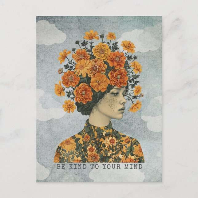 Be Kind To Your Mind Postcard (Front)