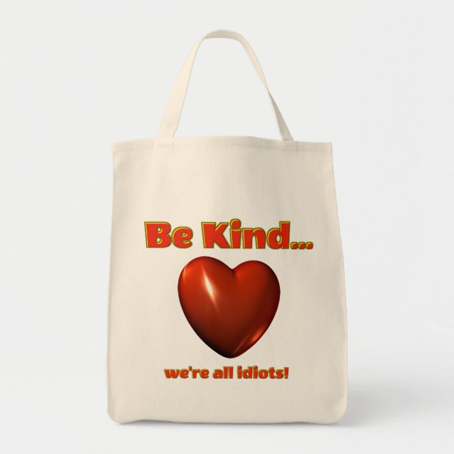 Be Kind Tote Bag (Front)