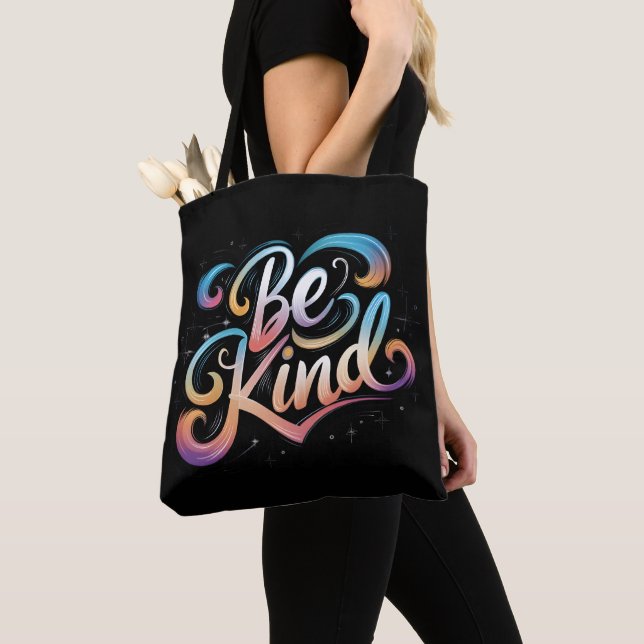 Be Kind Tote Bag (Close Up)