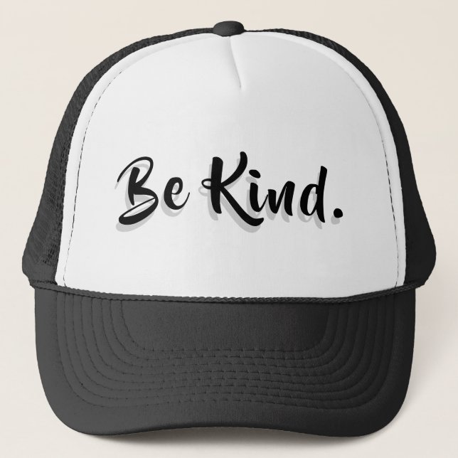 Be Kind Trucker Personalised Hat (Front)