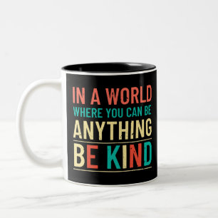 Be Kind Two-Tone Coffee Mug