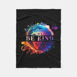 Be Kind With Mother Earth Environmental Protection Fleece Blanket