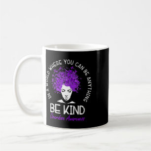 Be Kind Women Purple Overdose Awareness Choose Kin Coffee Mug