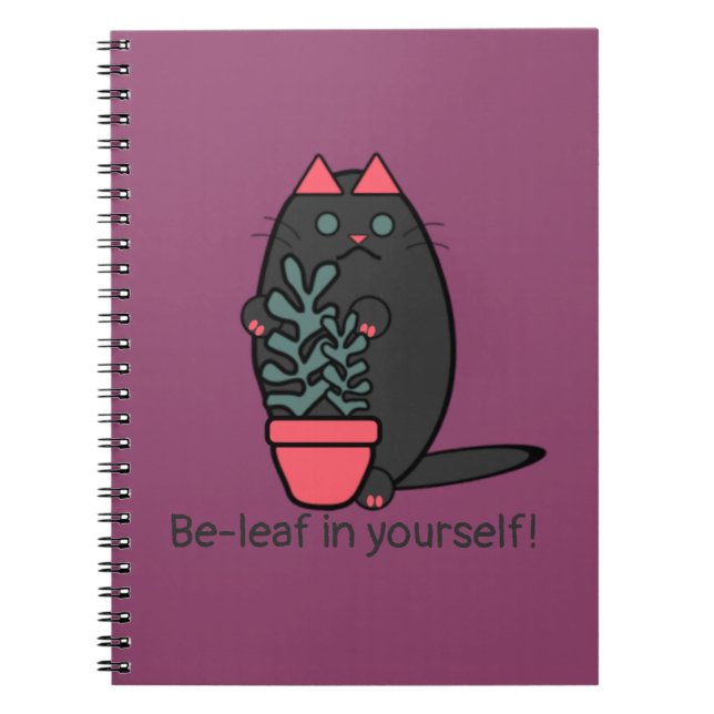 Be-Leaf In Yourself Notebook (Front)