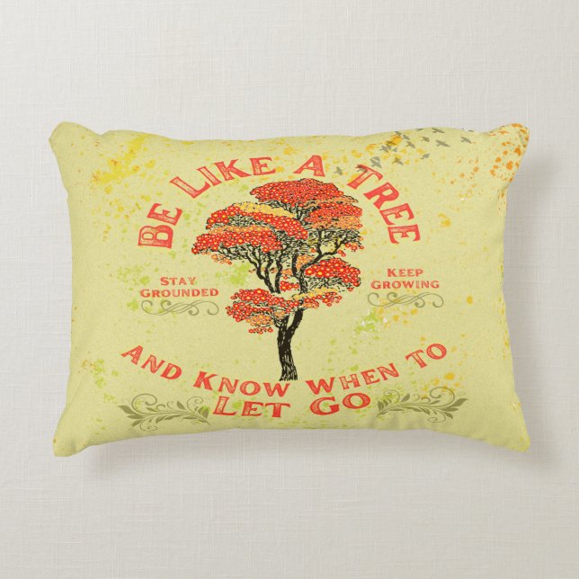 Be Like A Tree Decorative Cushion (Front)