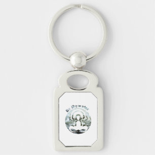 Be like water daily zen key ring