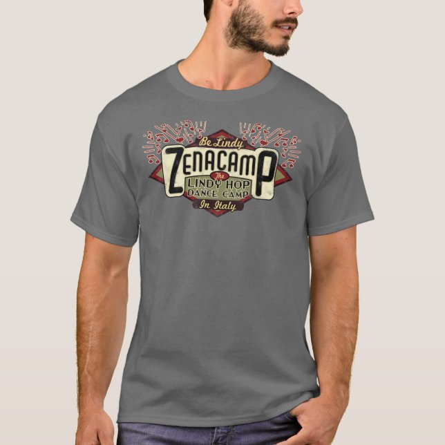 Be Lindy ZenaCamp Distressed T Shirt (Front)