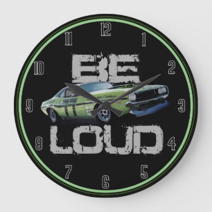 Be Loud Challenger Large Clock
