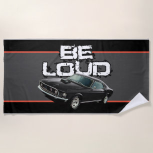 Be Loud Fastback Beach Towel
