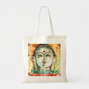 Be Love Buddha Watercolor Art Tote Bag
