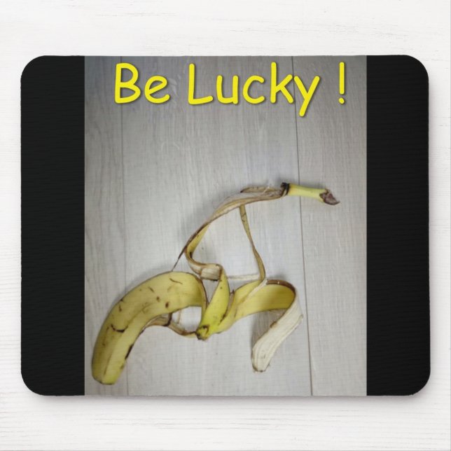Be Lucky ! Mouse Mat (Front)