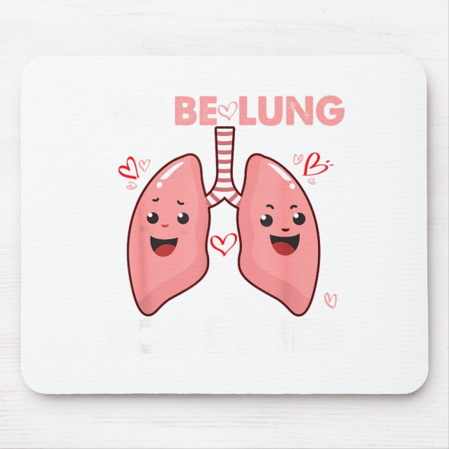 Be-lung together happy valentine's day couples mouse mat (Front)