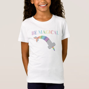 Be Magical Hammerhead Unicorn Mermaid T-Shirt