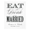 & BE MARRIED | RECEPTION PRINT