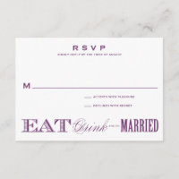 & BE MARRIED | RSVP 3.5 x 5