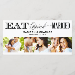 & BE MARRIED SAVE THE DATE ANNOUNCEMENT