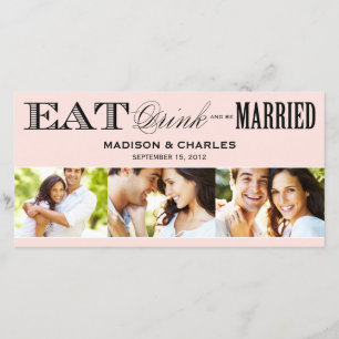 & BE MARRIED   SAVE THE DATE ANNOUNCEMENT