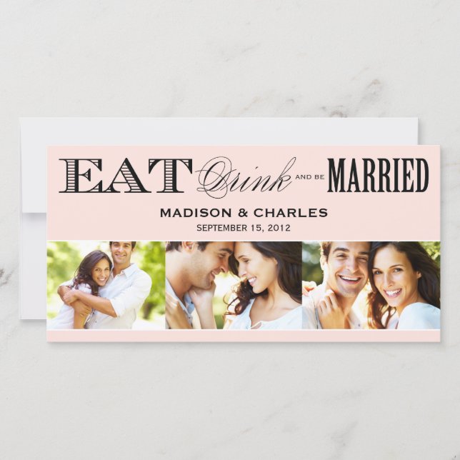 & BE MARRIED | SAVE THE DATE ANNOUNCEMENT (Front)