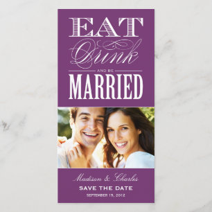 & BE MARRIED   SAVE THE DATE ANNOUNCEMENT