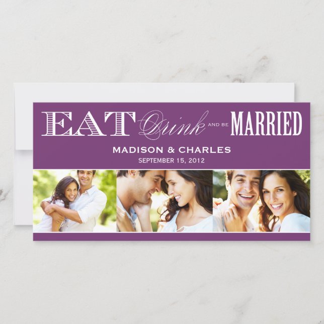 & BE MARRIED | SAVE THE DATE ANNOUNCEMENT (Front)