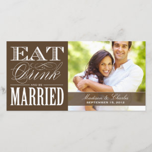 & BE MARRIED   SAVE THE DATE ANNOUNCEMENT
