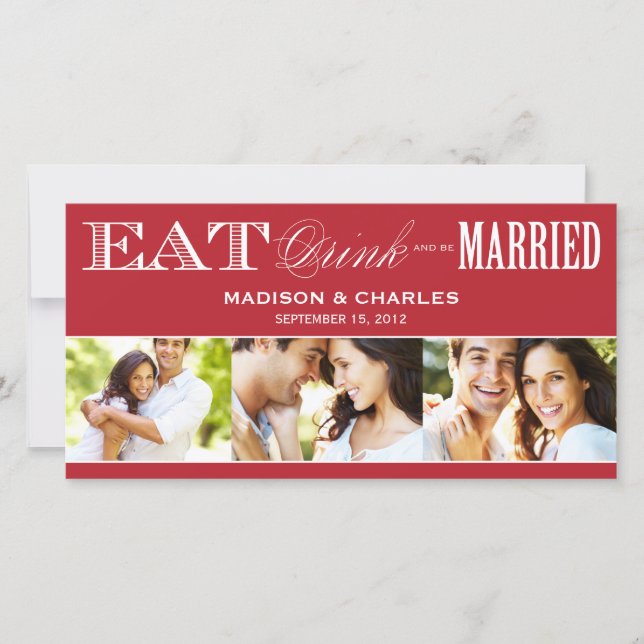 & BE MARRIED | SAVE THE DATE ANNOUNCEMENT (Front)