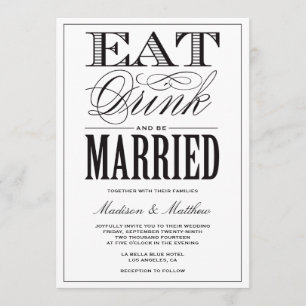 Be Married   Wedding Invitation