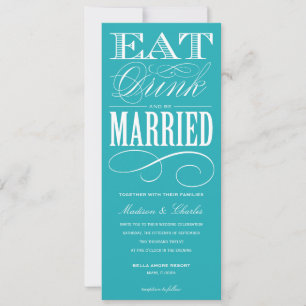 & BE MARRIED WEDDING INVITATION STYLE 2