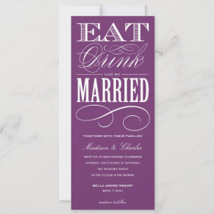 & BE MARRIED   WEDDING INVITATION STYLE 2