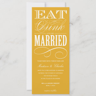 & BE MARRIED WEDDING INVITATION STYLE 2