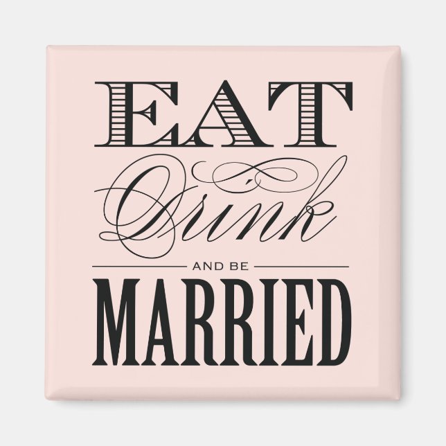 & BE MARRIED | WEDDING MAGNET (Front)