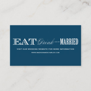 & BE MARRIED   WEDDING WEBSITE CARDS