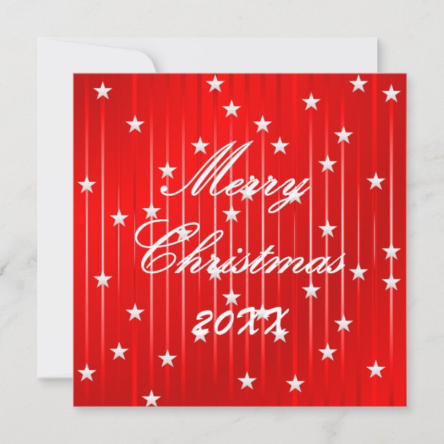 Be Merry and Shine Bright Flat Greeting Card (Front)